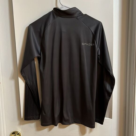 Youth boys size XL Spyder half zip long sleeve Limitless Rising gray shirt. - Picture 5 of 5